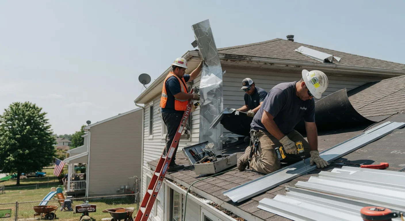 Metal Roof Repair in Raccoon, KY